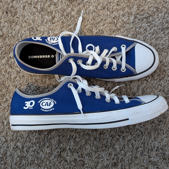 Converse Blue and White Sneakers - Picture 3 of 6